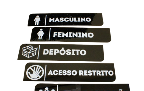 Placas de Acrilico Beg Brasil
